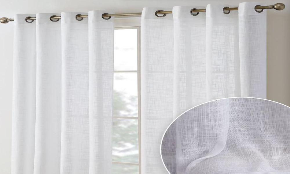 Can linen curtains be used in other areas of the home, such as room dividers